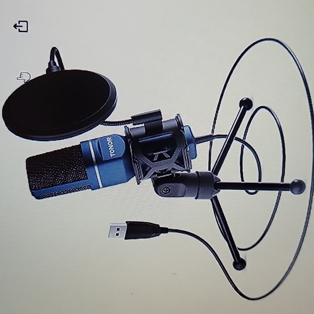 TONOR USB Microphone TC-777 computer condenser PC gaming stream mic tripod NEW